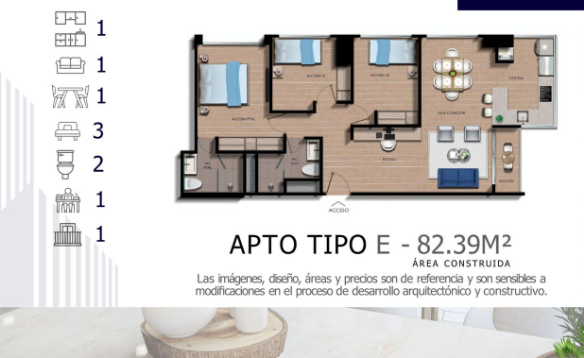 Venta Apartamento Barrio la castellana